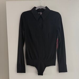 Commando Black Long Sleeve Bodysuit